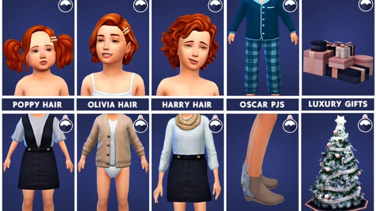 The Sims 4 Custom Content: Festive Stuff Pack