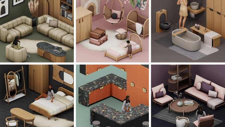 Stylish Home CC Collections for The Sims 4
