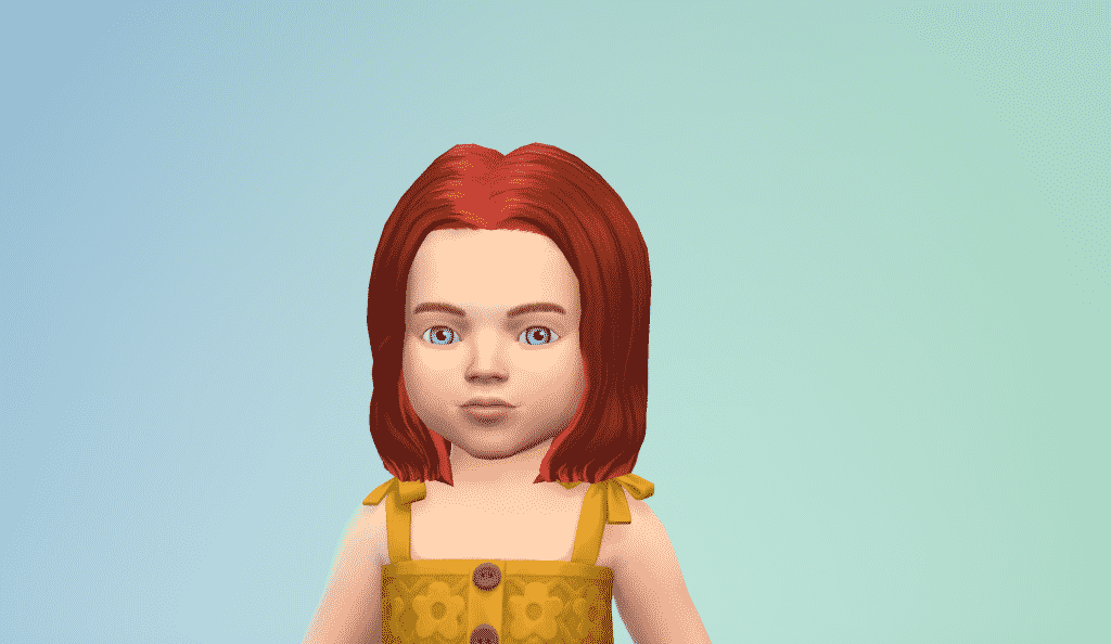 Like the new hairstyle in The Sims 4 but want a Solid Color version?