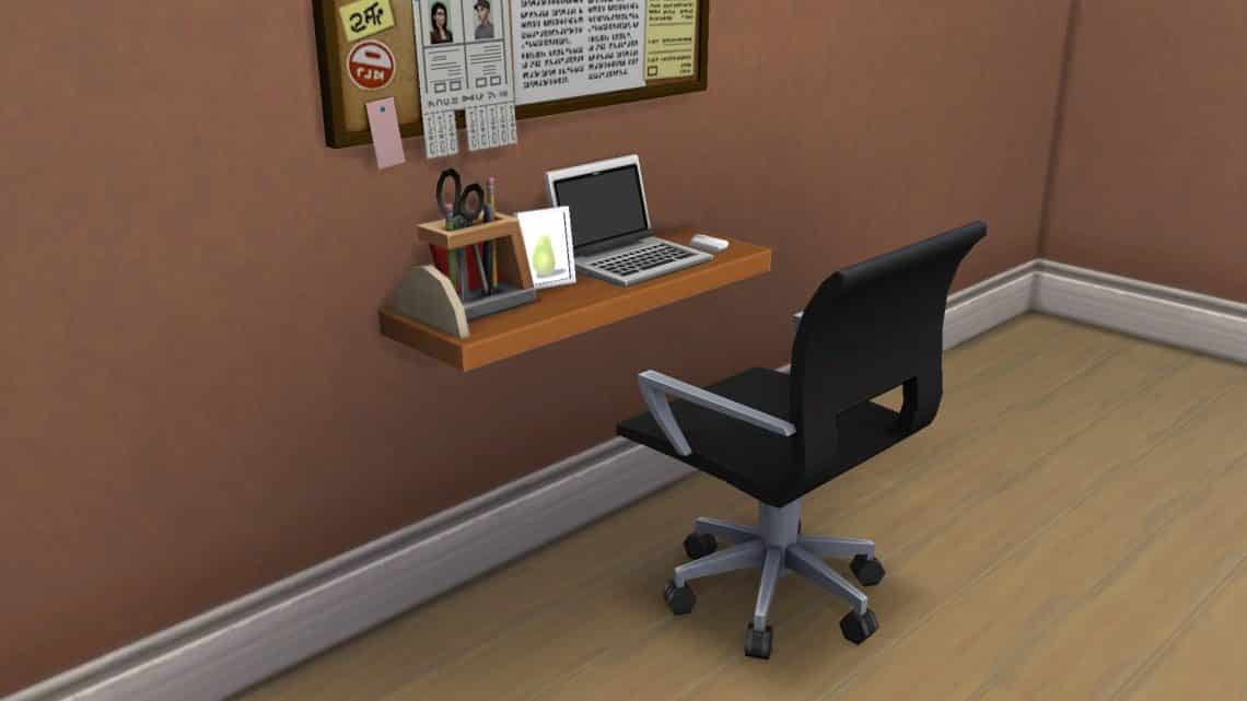 Building your own Computer Desk in The Sims 4