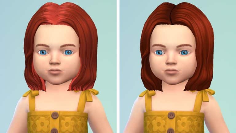 Like the new hairstyle in The Sims 4 but want a Solid Color version?