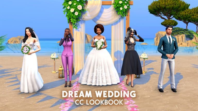 The Sims 4 Dream Wedding Lookbook