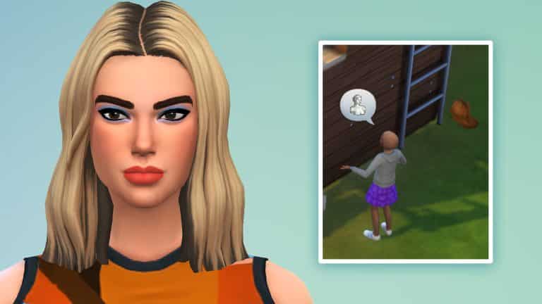 The Dua Lipa Hair in The Sims 4 is Levitating