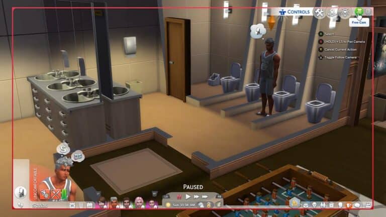 How to Use the Free Cam Feature on The Sims 4 Console