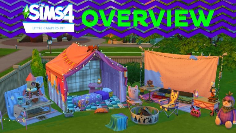 The Sims 4: Little Campers Kit Overview