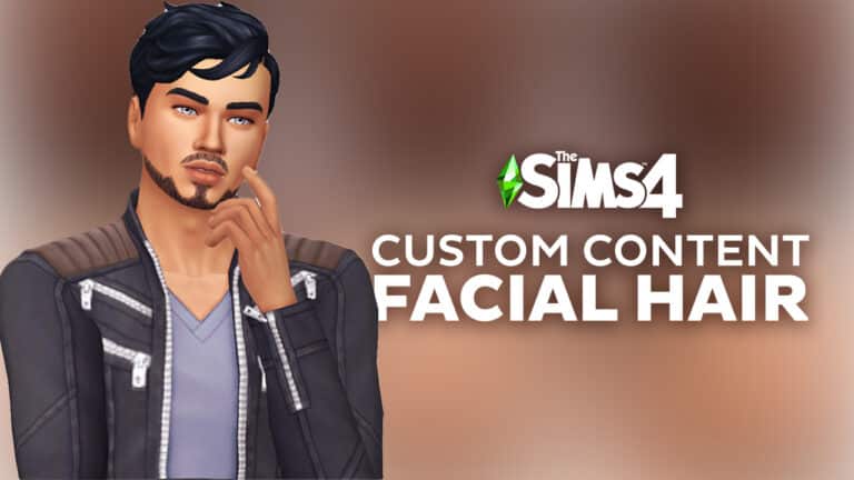 Facial Hair CC for The Sims 4