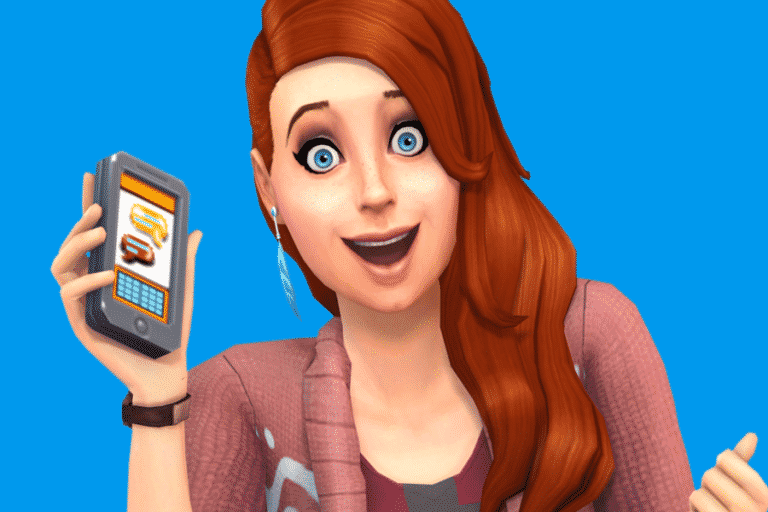 The many versions of the infamous Phone Girl in The Sims 4