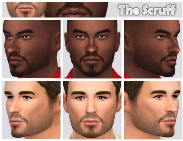 Facial Hair CC for The Sims 4