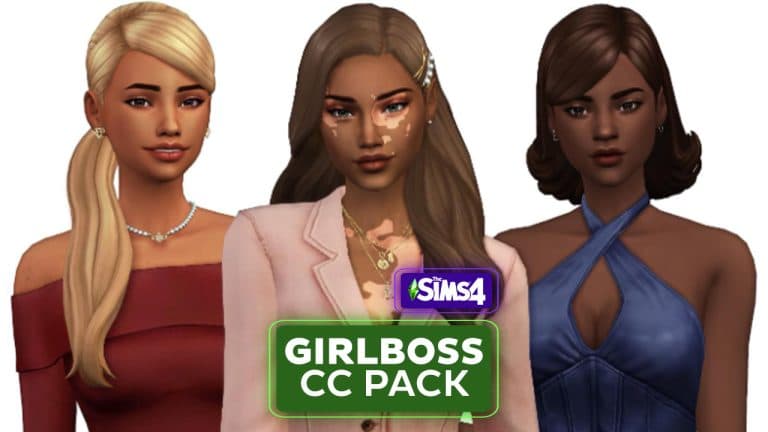 The Girlboss CC Pack for The Sims 4