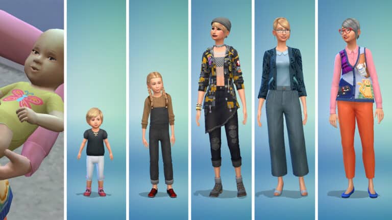 Vote for Your Favourite Life Stage in The Sims 4!