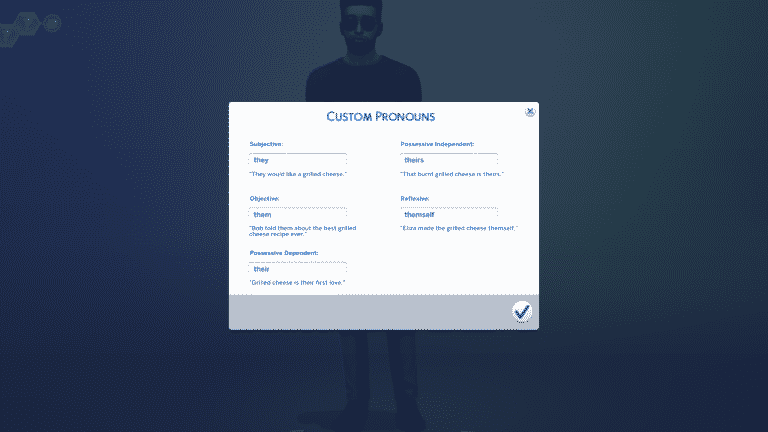 Behind The Scenes of The Sims 4 Customizable Pronouns Update