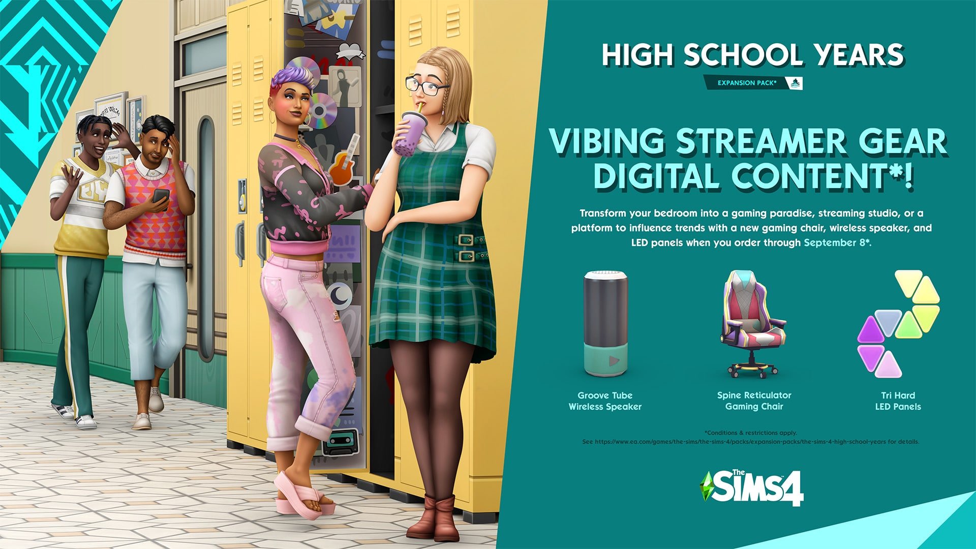 Pre-Order Bonus and Information for The Sims 4 High School Years