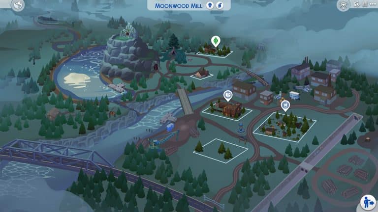 World Tour of Moonwood Mill in The Sims 4 Werewolves!