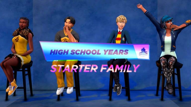Start your High School Years Story in The Sims 4 with This Household!