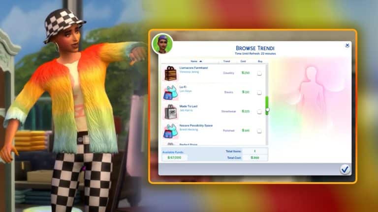 First Look into Thrift Shopping in The Sims 4 High School