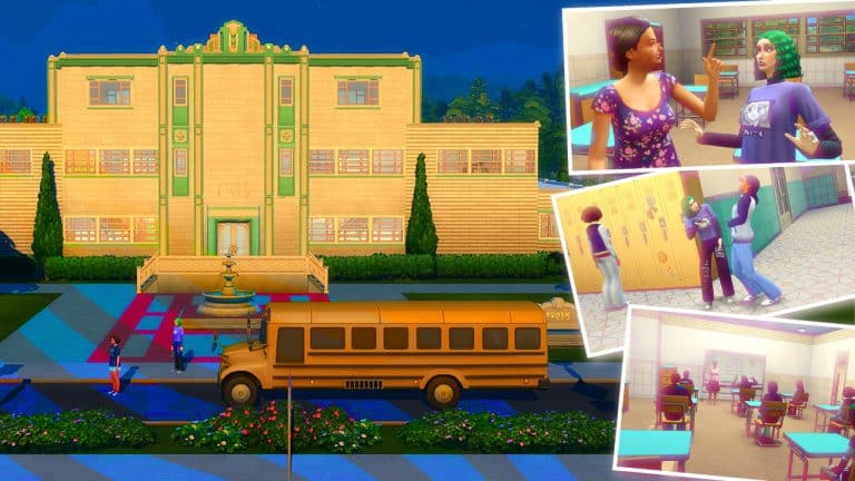 The Sims 4 High School Experience and Features