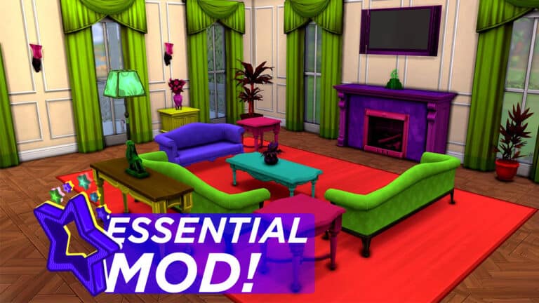 This Mod for The Sims 4 Adds a Brilliant Color Picker