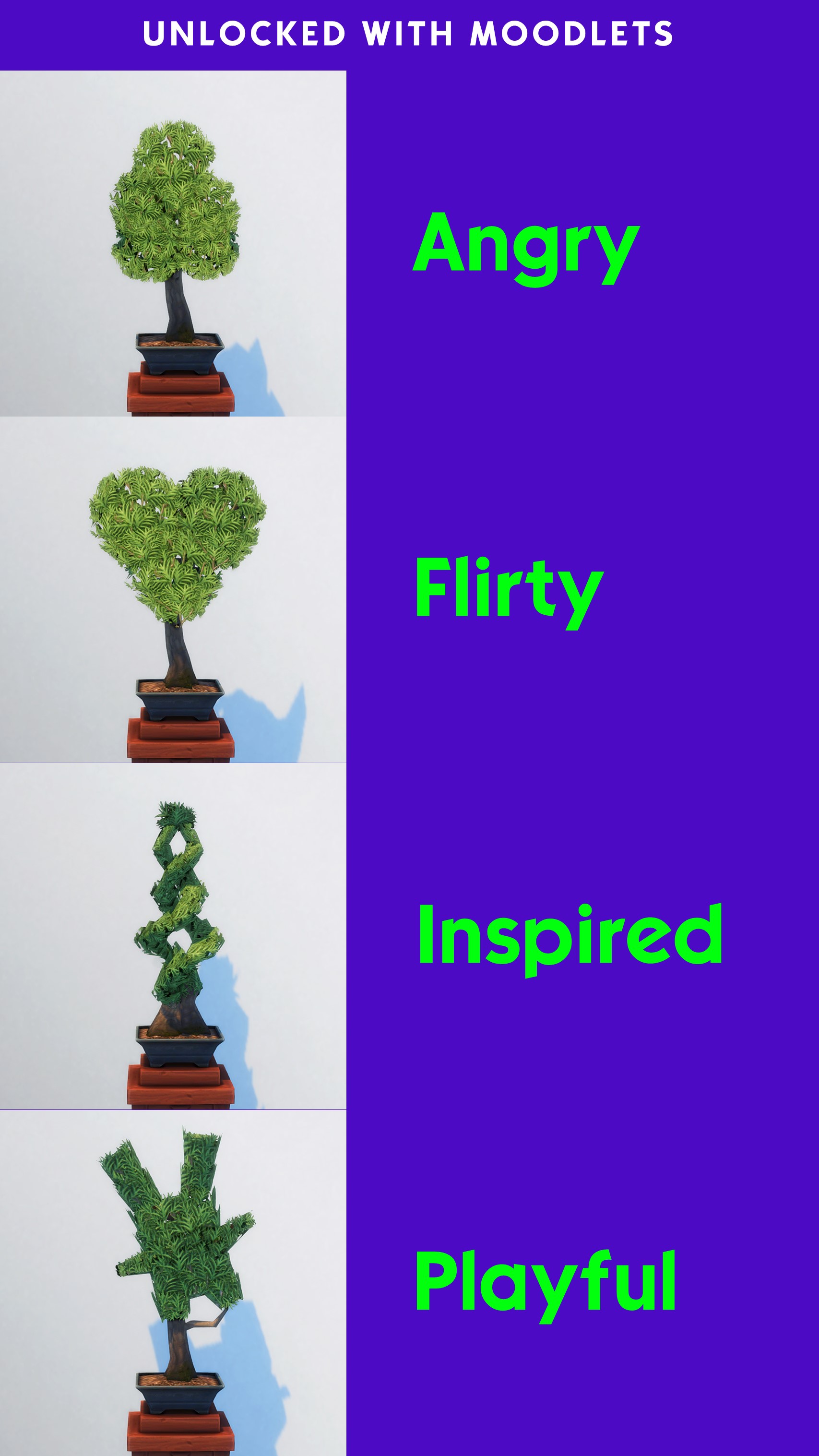 Crafting Bonsai Trees in The Sims 4