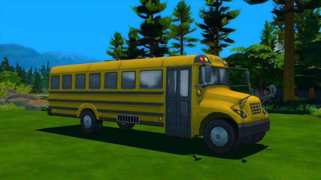 Sims 4 High School Years - The School Bus Object