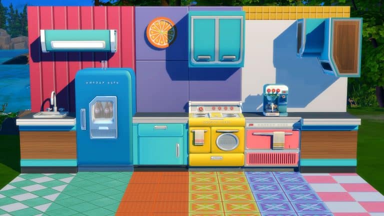 The Sims 4 Custom Content: The Kitchen of Tomorrow Collection