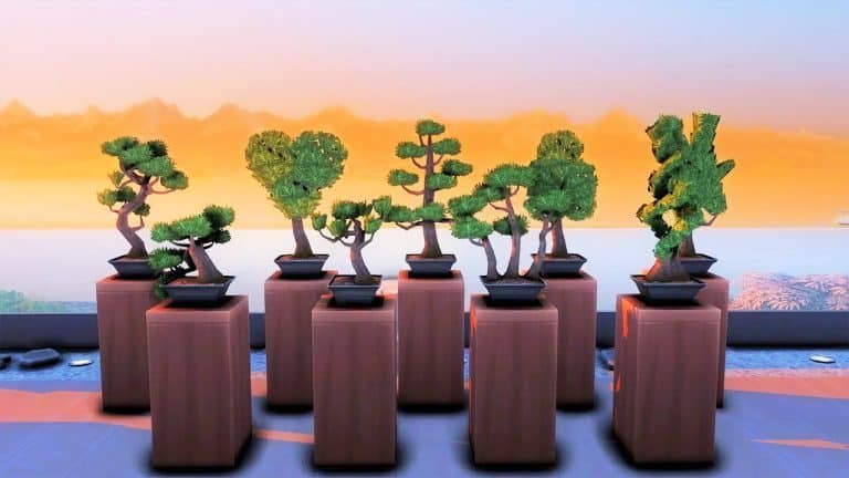 Crafting Bonsai Trees in The Sims 4