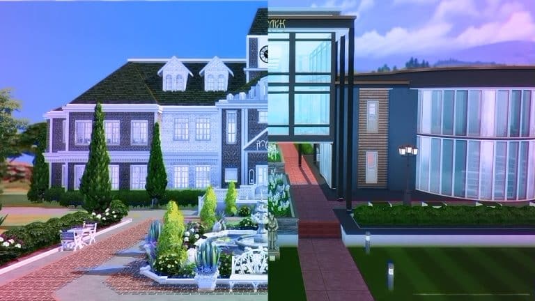 First Community High School Builds for The Sims 4