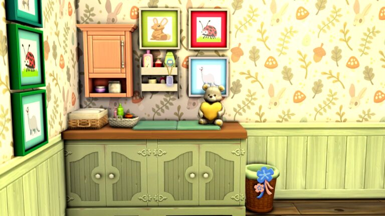 Making a Decorative Baby Changing Table in The Sims 4