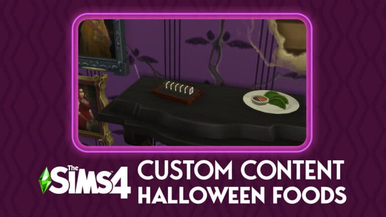 These Halloween Sims 4 Custom Foods are Fang-Tastic!
