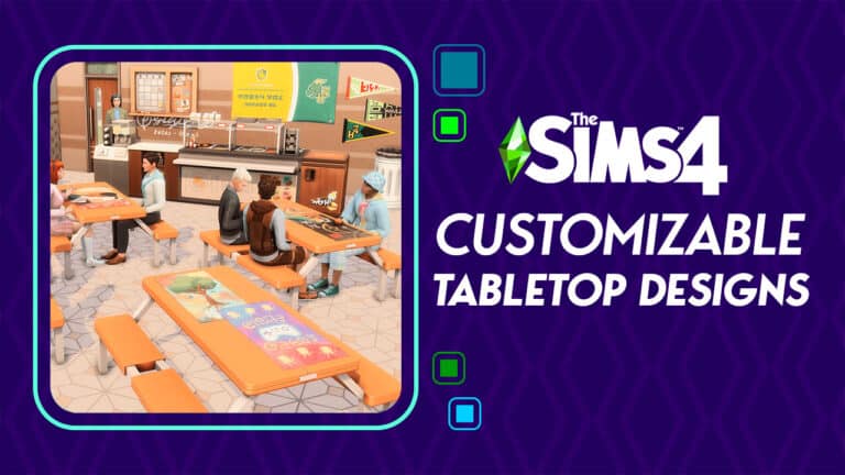 Customize your Tabletop Design in The Sims 4