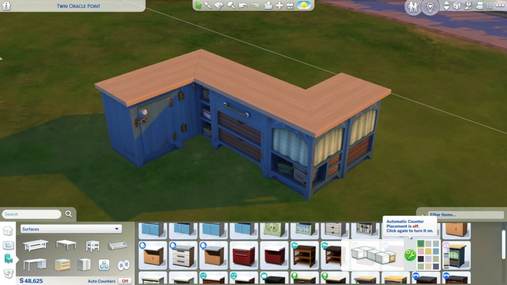 Sims 4 Build Cheats: Custom Counters