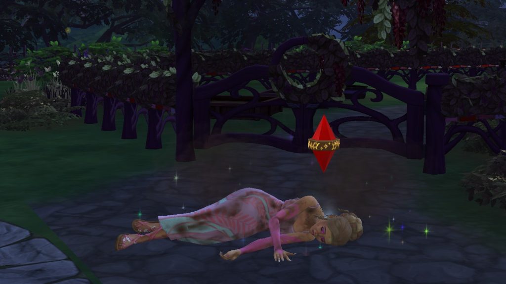 The Sims 4 Death types, Emotional Overload