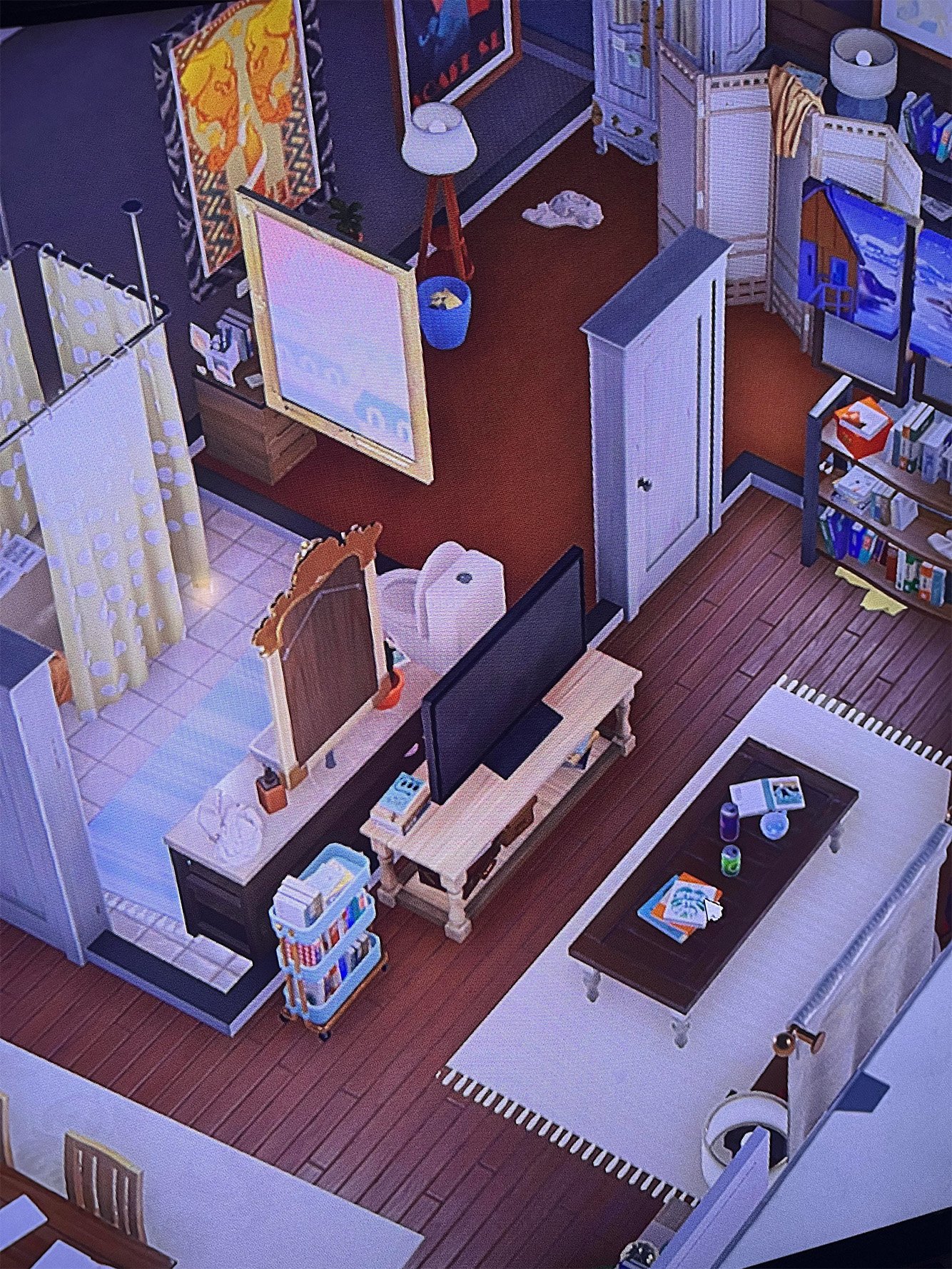 Sims 5 Apartment Screen