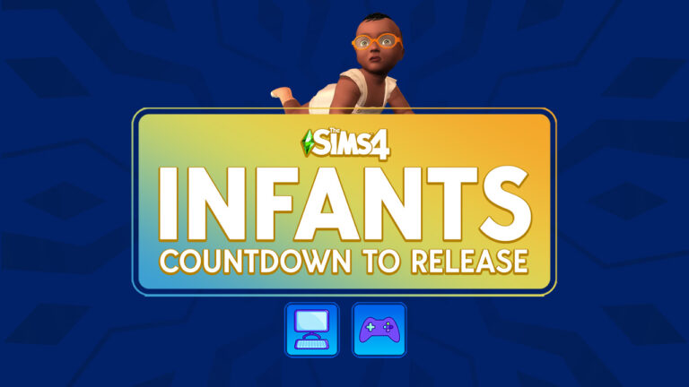 Countdown to the release of The Sims 4 Infants Update