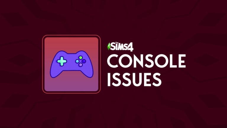 The Sims 4 Console: Crashing & Controller Issues Report