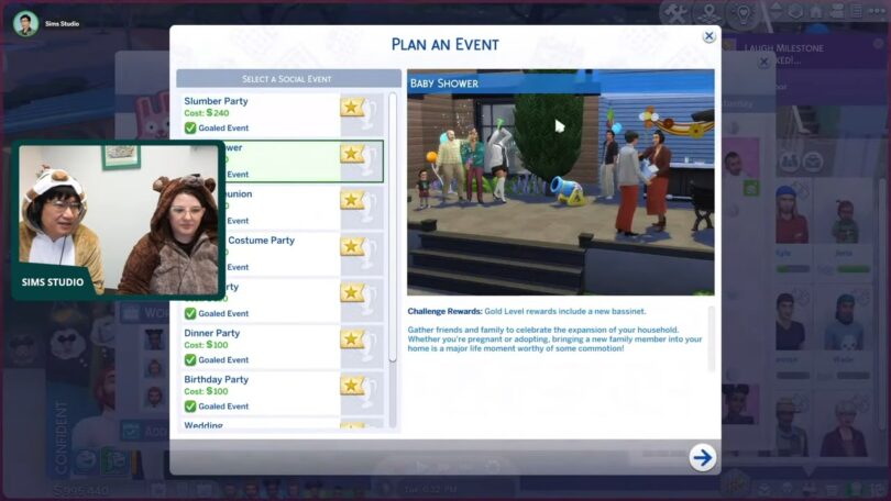 First look at new Social Events in The Sims 4 Growing Together