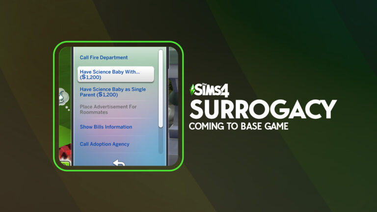 Surrogacy is Being Added to The Sims 4 Base Game!