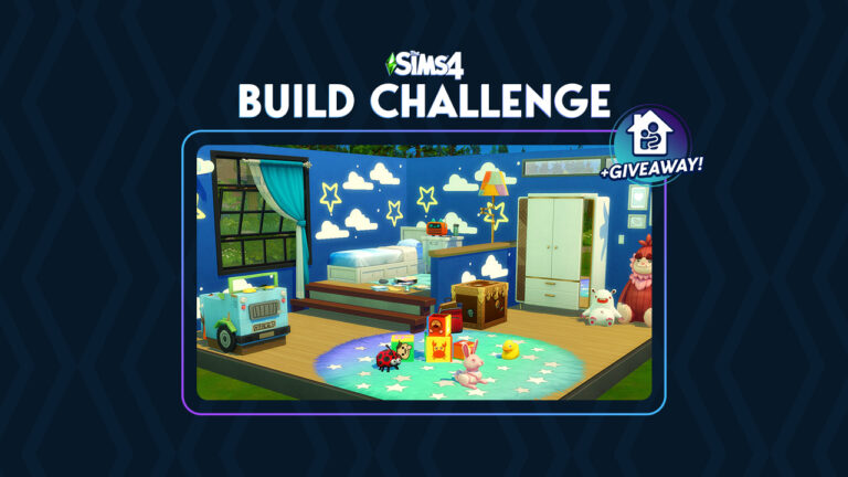 The Sims 4 Challenge: Disney Inspired Room Shell + GIVEAWAY (CLOSED)