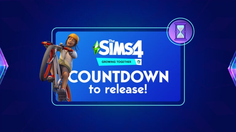 Countdown to the release of The Sims 4 Growing Together