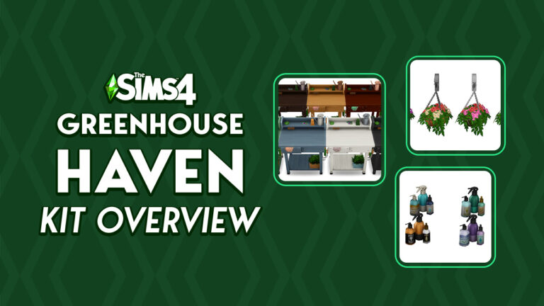 The Sims 4 Kits: Full Greenhouse Haven Overview