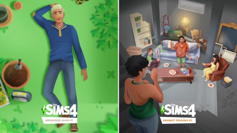 NEW The Sims 4 Kits: Basement Treasures and Greenhouse Haven