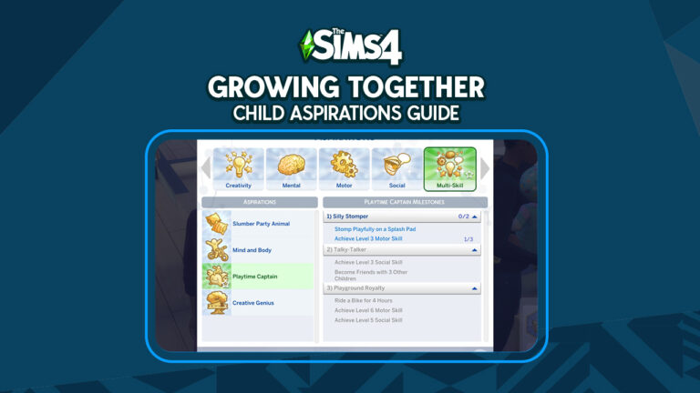 The Sims 4 Growing Together: Child Aspirations Guide