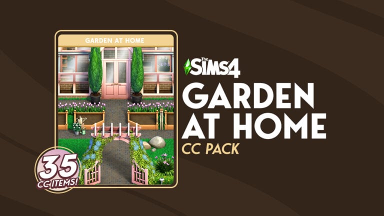 The Sims 4 CC Pack: Garden at Home Overview