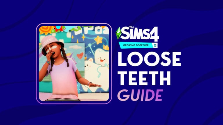 The Sims 4 Growing Together: Receive Rewards for Loose Teeth!