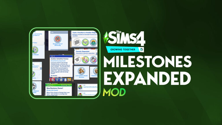 This Sims 4 Milestones Mod is an Amazing Overhaul!