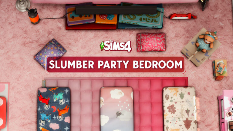 Creating a Perfect Sims 4 Slumber Party Bedroom!