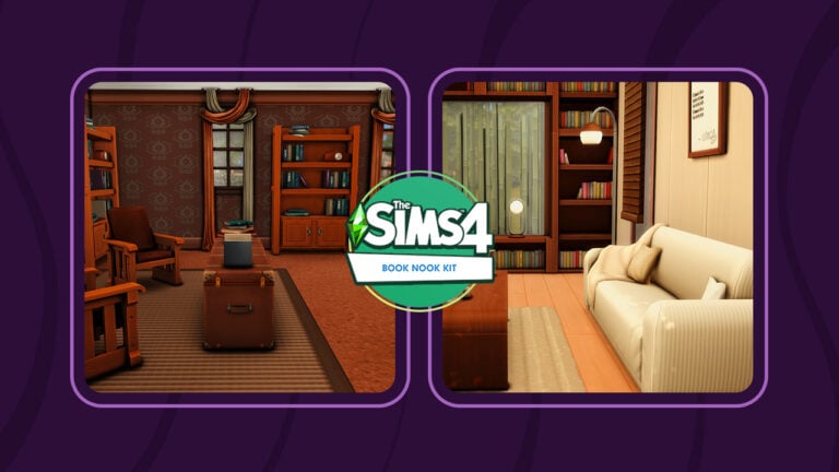 Sims 4 Book Nook Reno: Dull to Dazzling