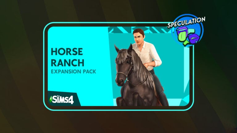 POSSIBLE LEAK: The Sims 4 Horse Ranch Expansion Pack