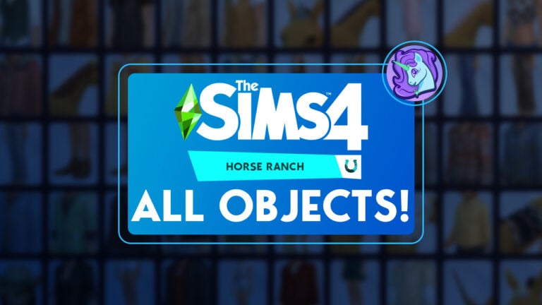 All Items coming with The Sims 4 Horse Ranch