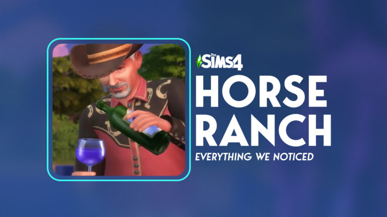 Everything We Noticed in The Sims 4 Horses Trailer