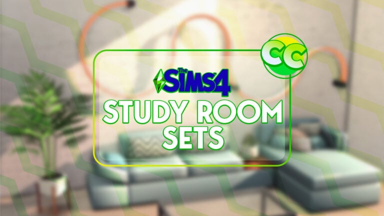 The Sims 4 Custom Content: Create a unique Study Spot